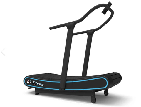 Non Motorized Durable Sprinting Commercial Curved Treadmill